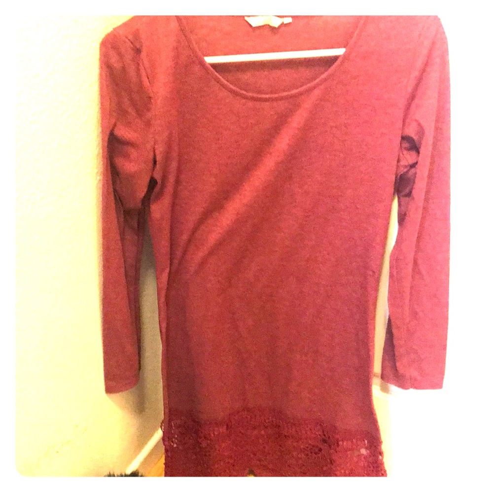 Long sleeve t-shirt dress
